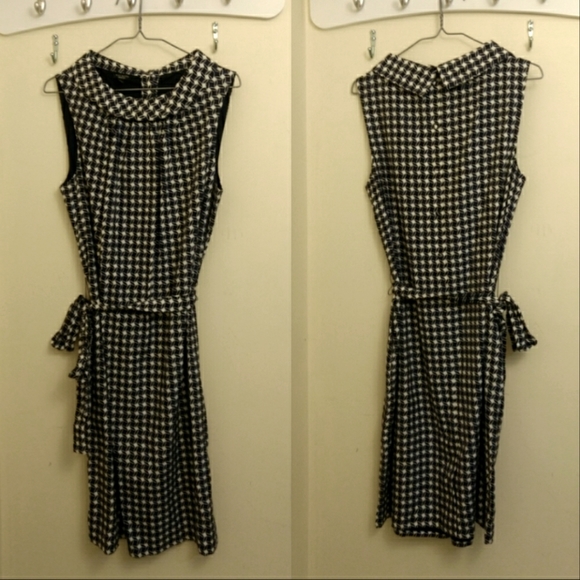 Talbots Navy & White Dress - Picture 1 of 1